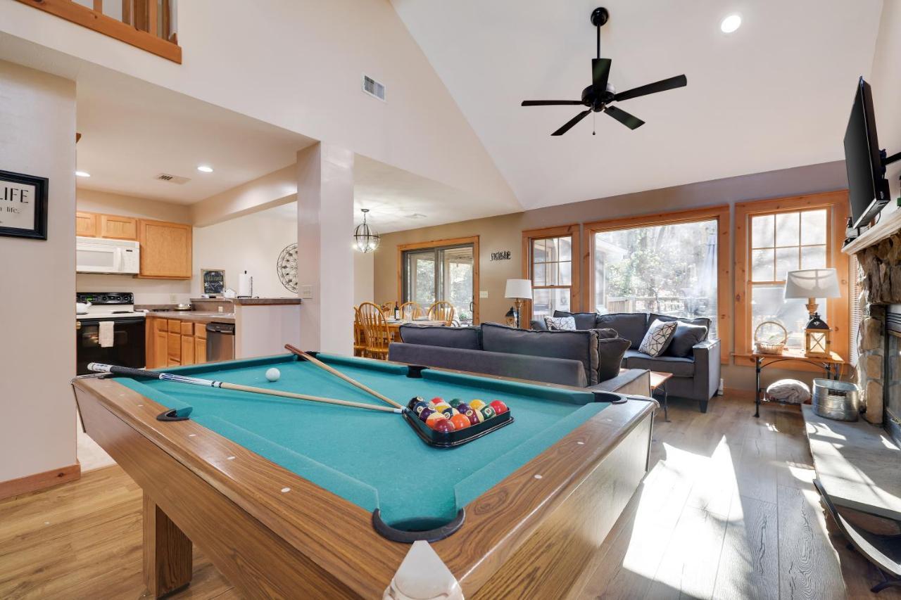 Pocono Mountain Home , Hot Tub- 1 Mile To Skiing! 坦纳斯维尔 外观 照片